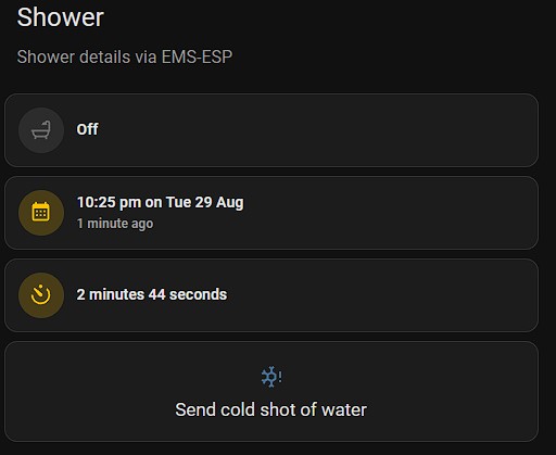 Home Assistant Shower